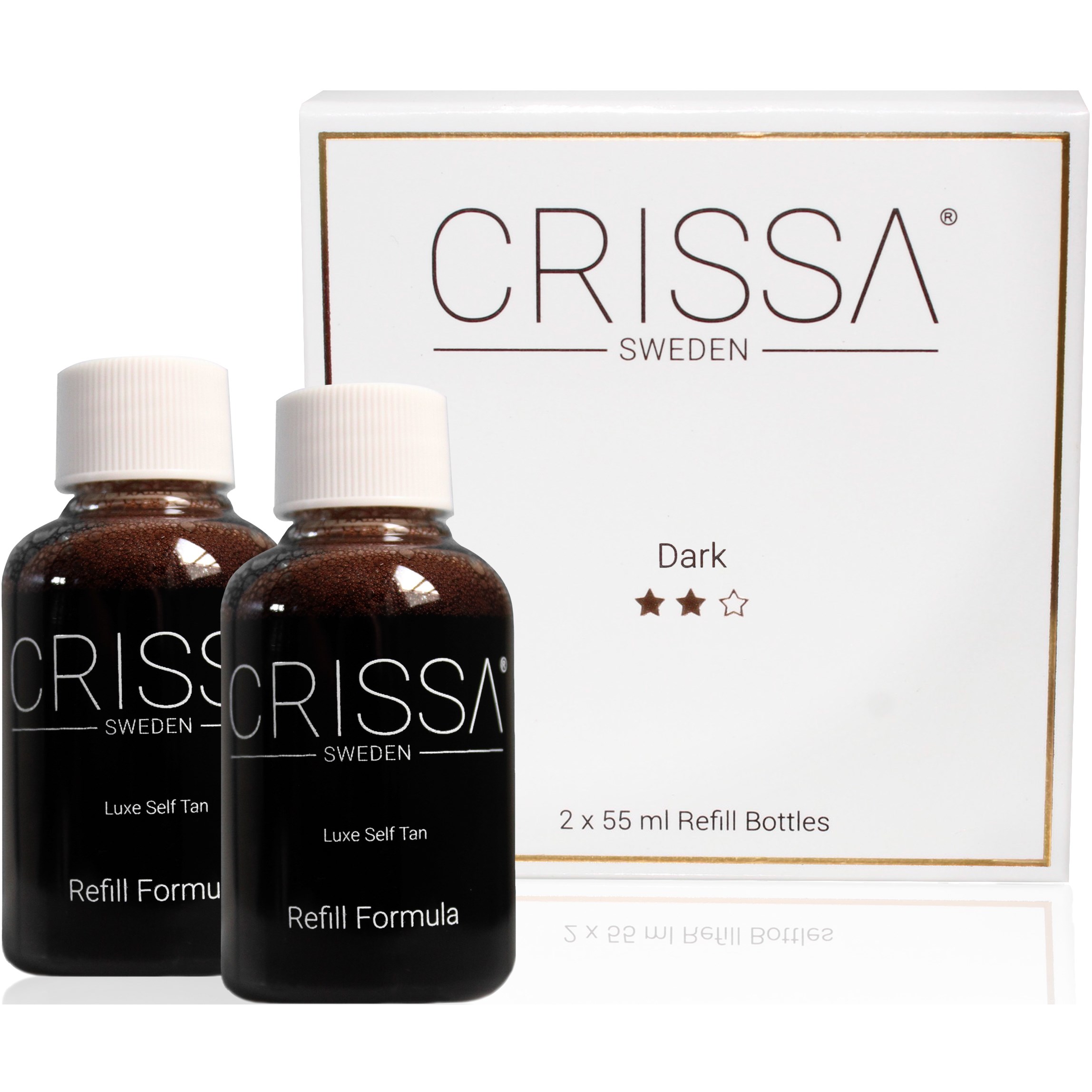 Crissa Sweden Get Air Tan Professional Self Tanning Refill – Dark Tan