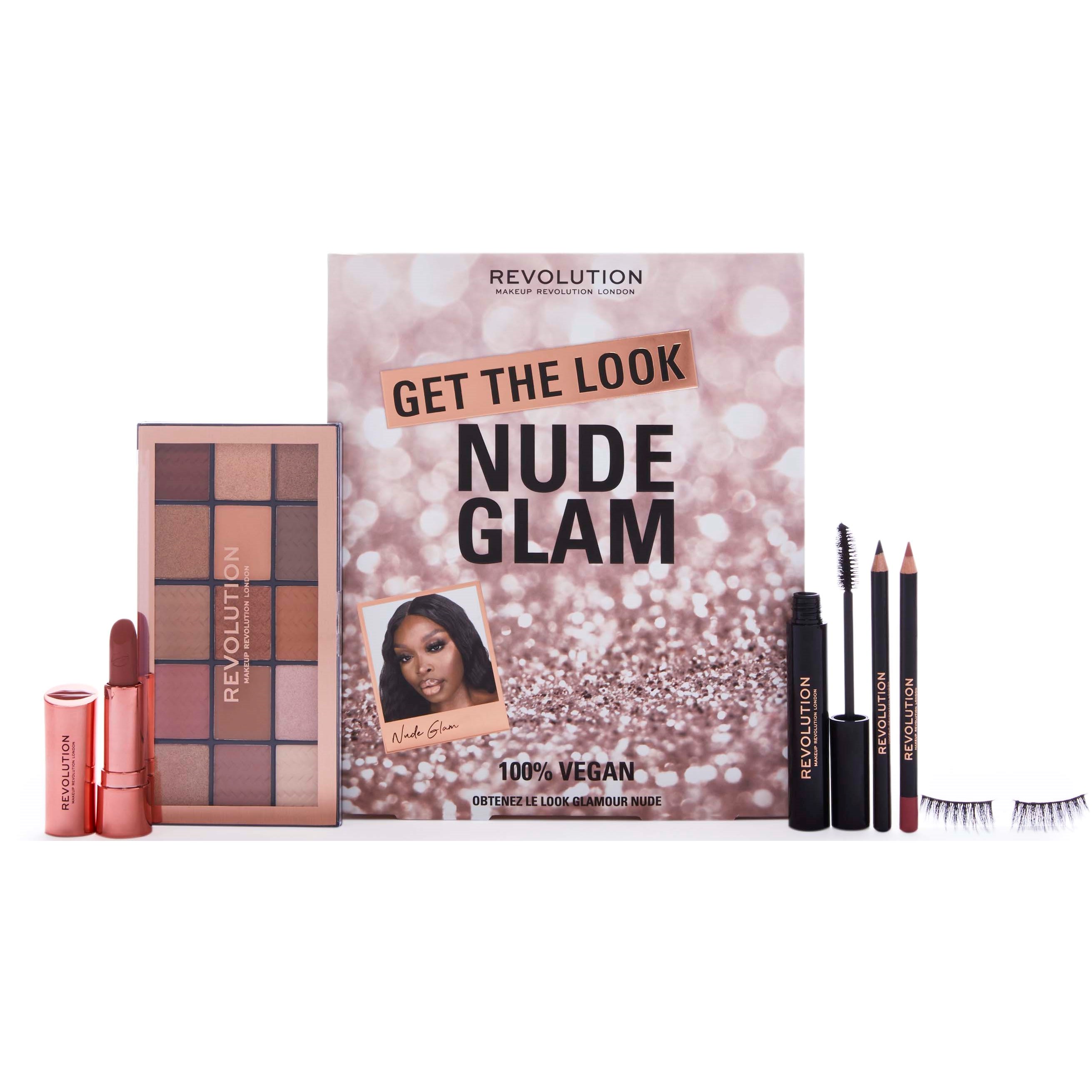 Makeup Revolution Get The Look Nude Glam Gift Set