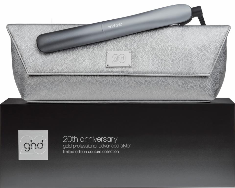 ghd Anniversary Gold Styler limited edition in ombre chrome