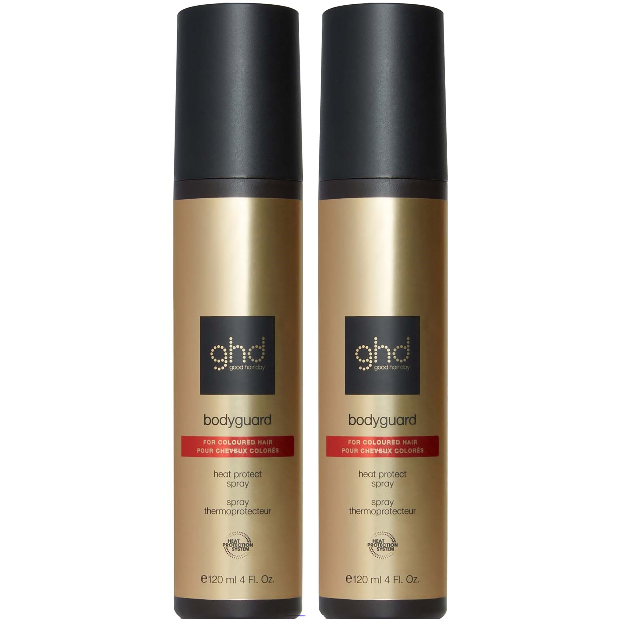 ghd Bodyguard Heat Protect Spray For Coloured Hair 120 ml x 2