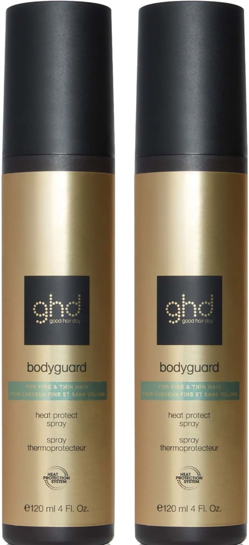 ghd Bodyguard Heat Protect Spray For Fine & Thin Hair 120 ml x 2