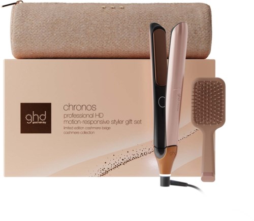 ghd Cashmere Collection Chronos Hair Straightener Festive Gift Set in Cashmere