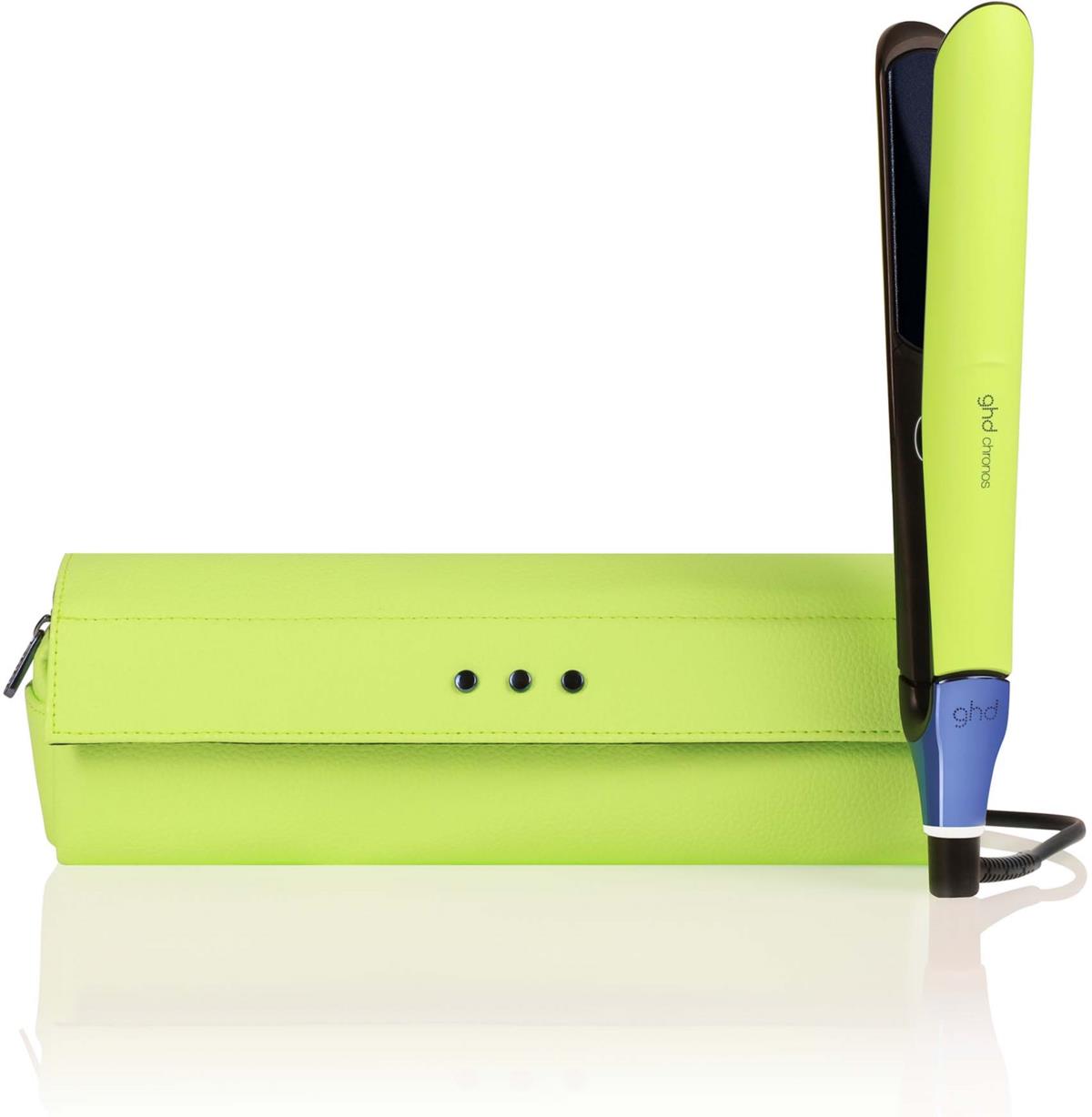 ghd Chronos Spring Summer Hair Straightener in Cyber Lime | lyko.com