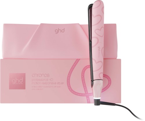 ghd Chronos Limited Edition Hair Straightener in Dusted Pink With Love