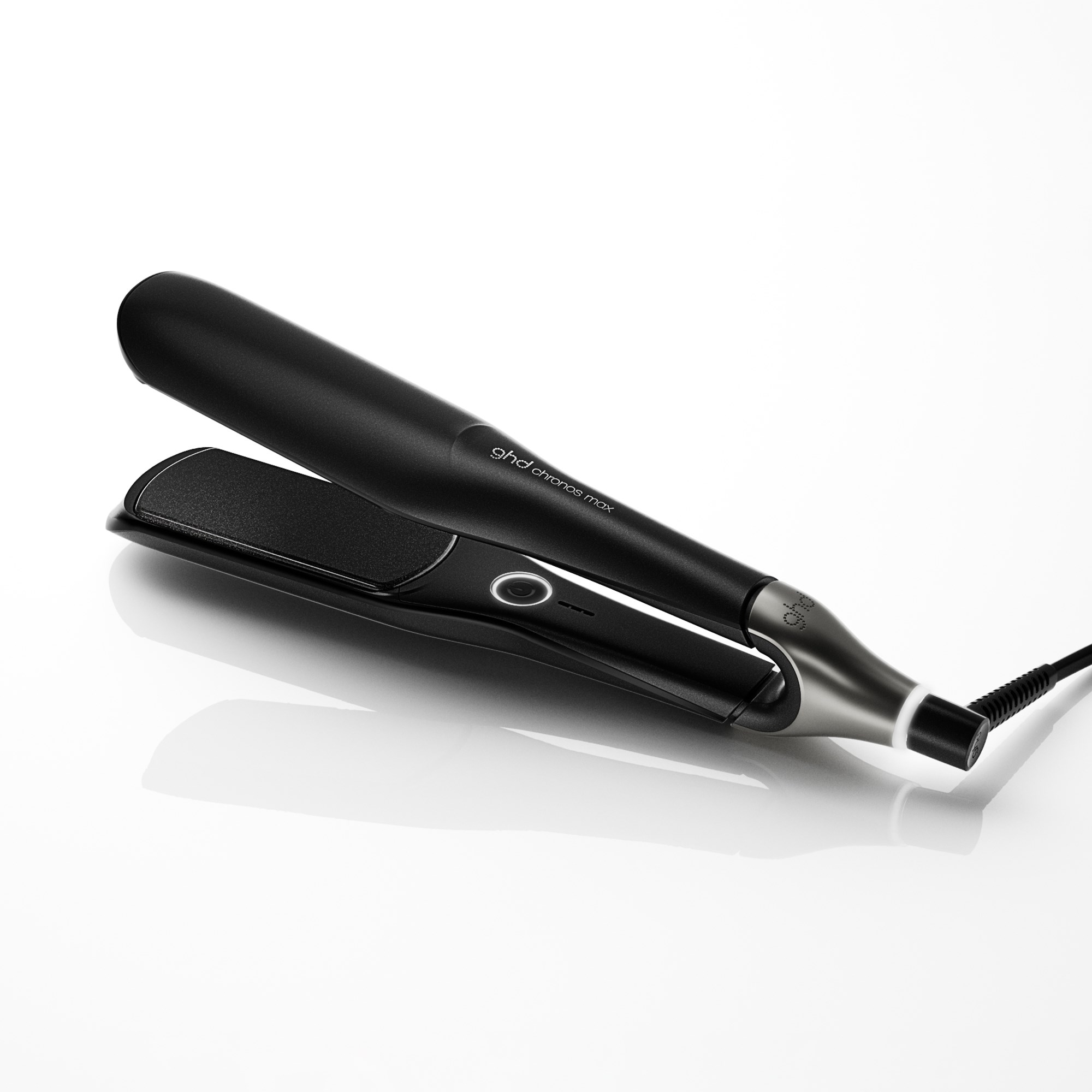 Produktfoto för ghd Chronos Max Wide Plate Hair Straightener Black