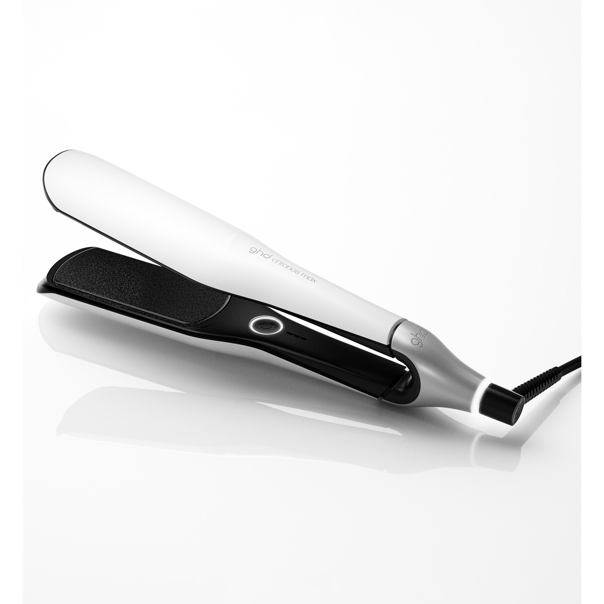 Produktfoto för ghd Chronos Max Wide Plate Hair Straightener White