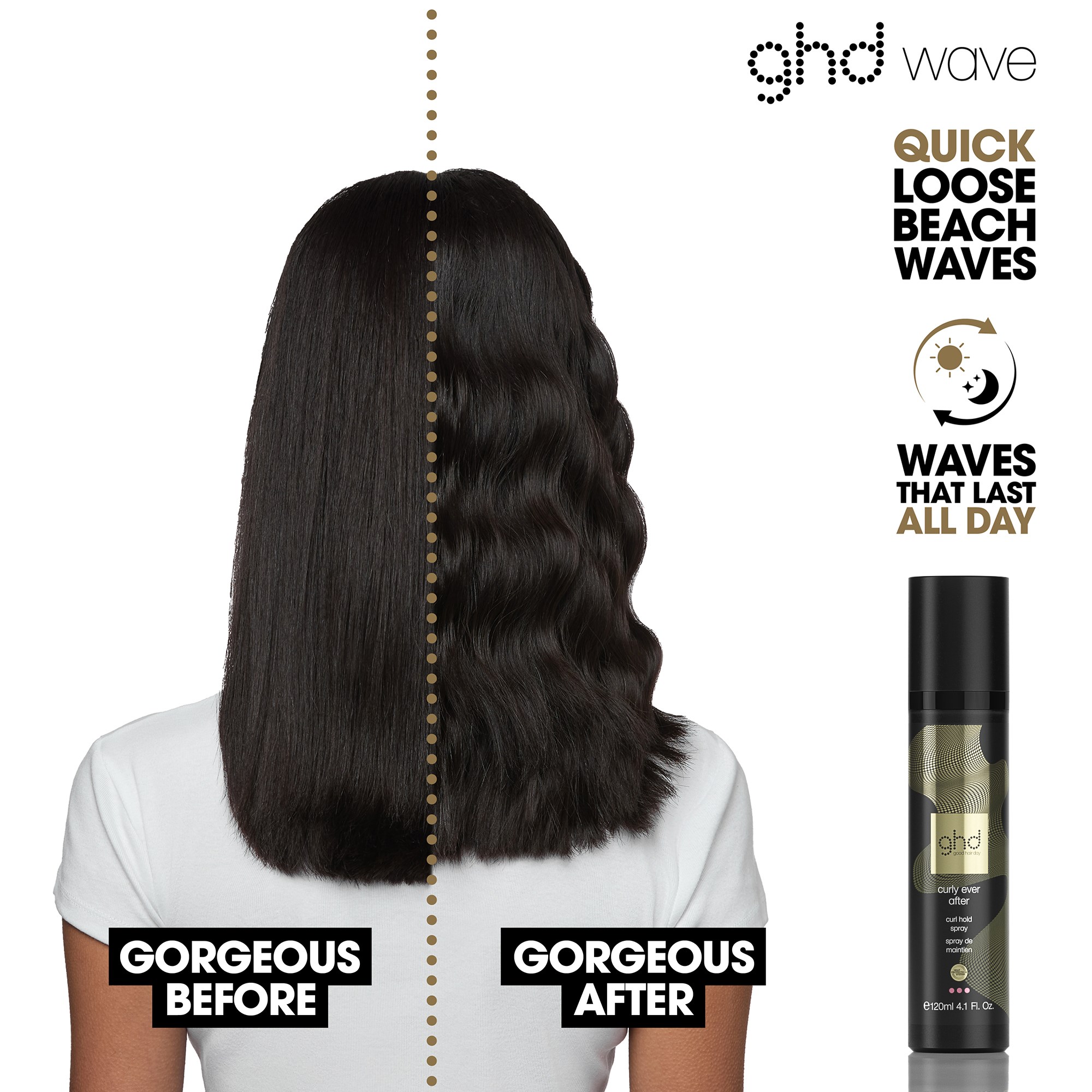 ghd Wetline Curly Ever After - Spray utrwalający skręt loków 120 ml (obrázok 3)