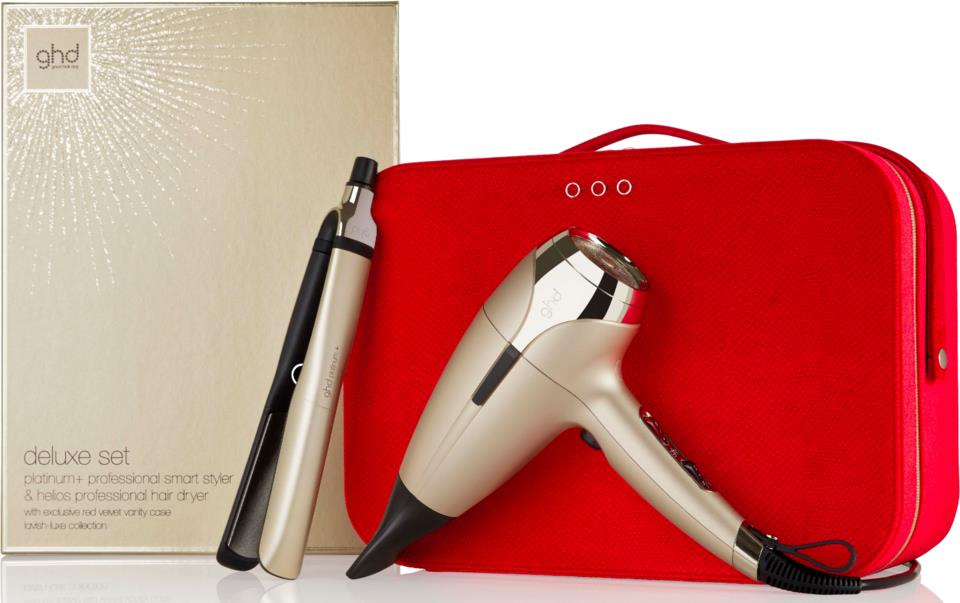 Ghd Deluxe Set In Champagne Gold
