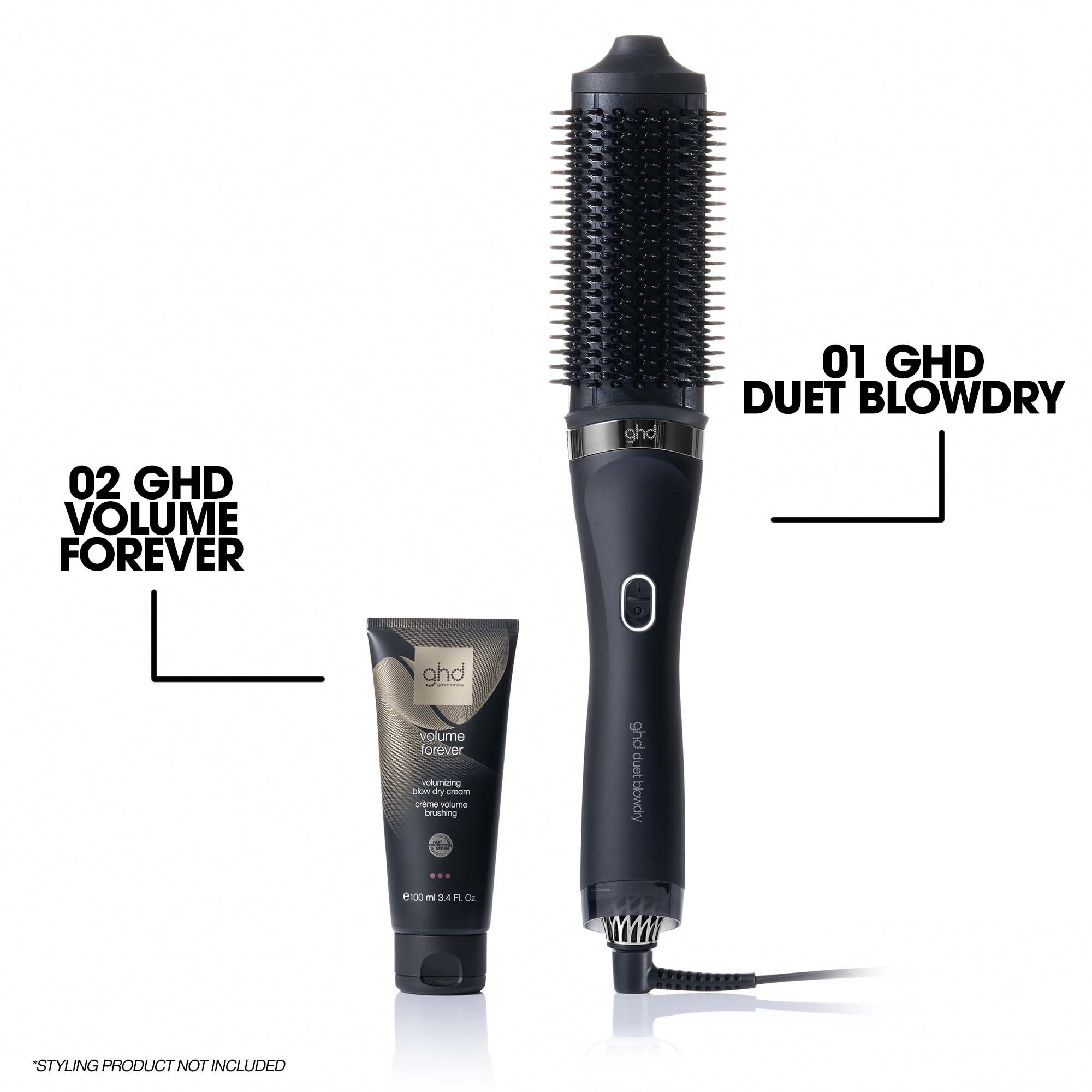 ghd Duet Blow Dry - 2-in-1 Hair Dryer Brush Black (obrázok 10)
