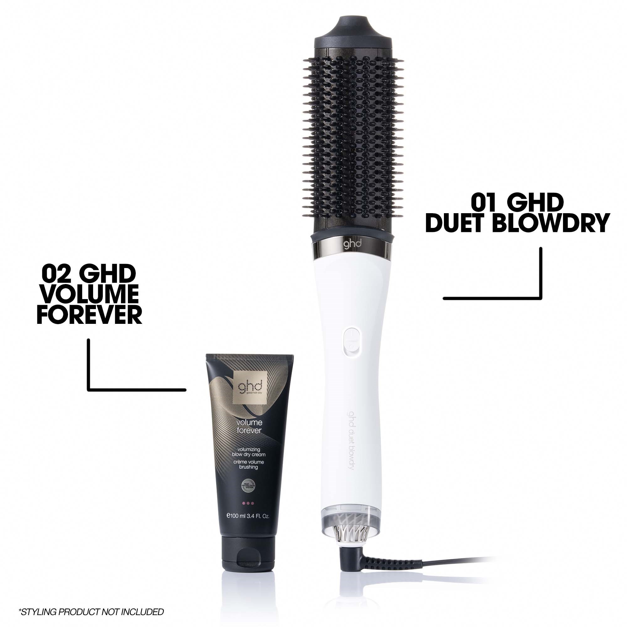 ghd Duet Blow Dry - 2-in-1 Hair Dryer Brush White (obrázok 10)