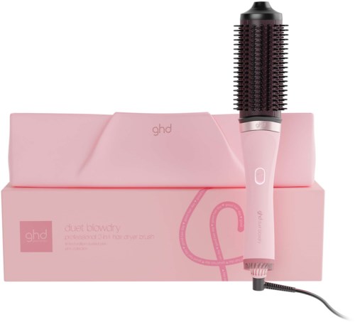 ghd Duet Blowdry Limited Edition Hair Dryer Brush in Dusted Pink