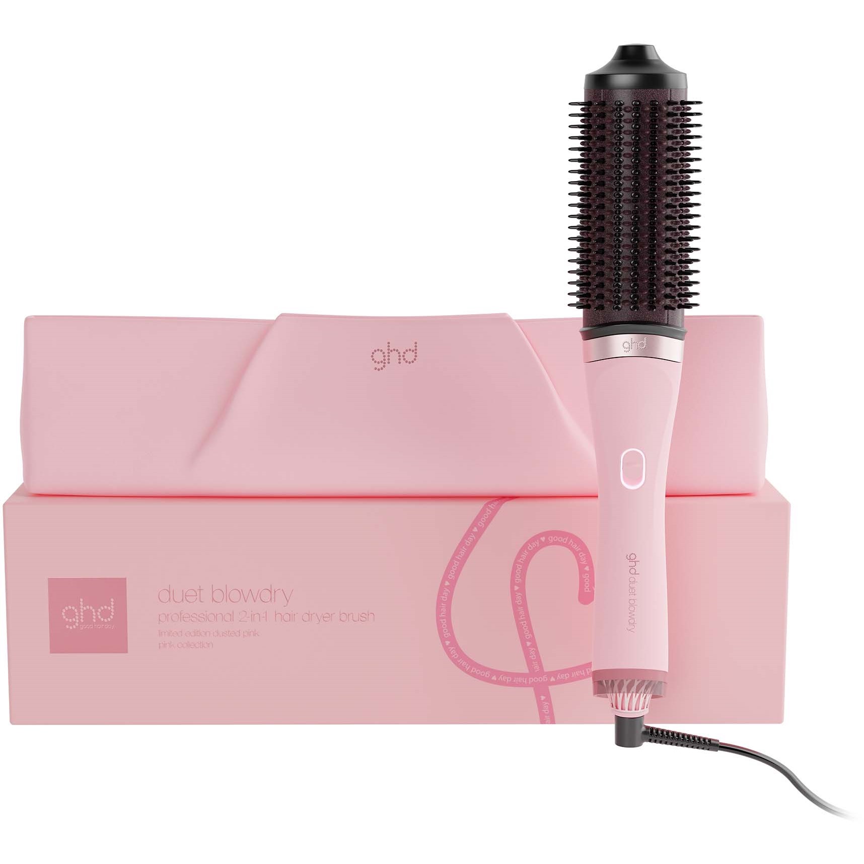 ghd Duet Blowdry 2-In-1 Føntørrer Brush - Dusted Pink (Limited Edition)