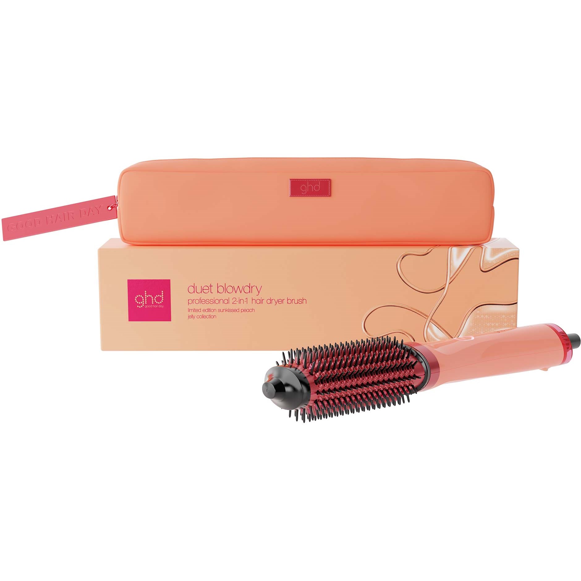ghd Duet Blowdry Limited Edition Hair Dryer Brush Sun-Kissed Peach - 1 pcs