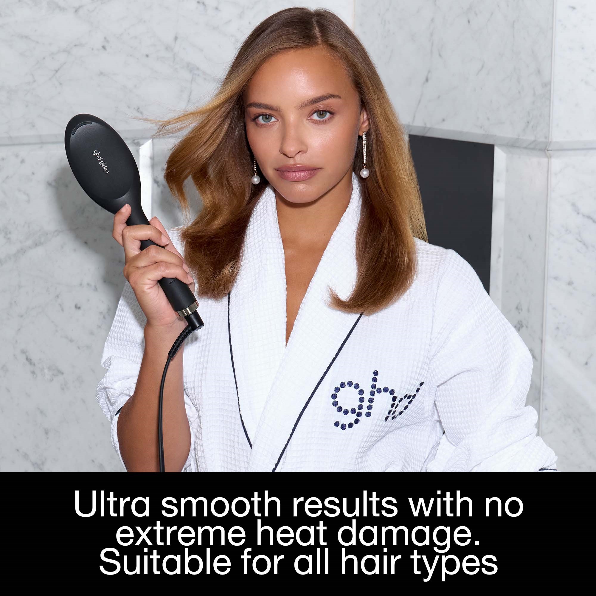 ghd Glide+ Smoothing Hot Brush - Black (obrázok 5)