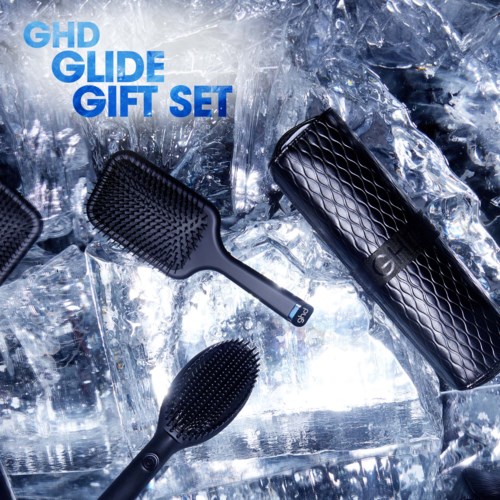 ghd Glide Christmas Collection Smoothing Hot Brush Gift Set lyko