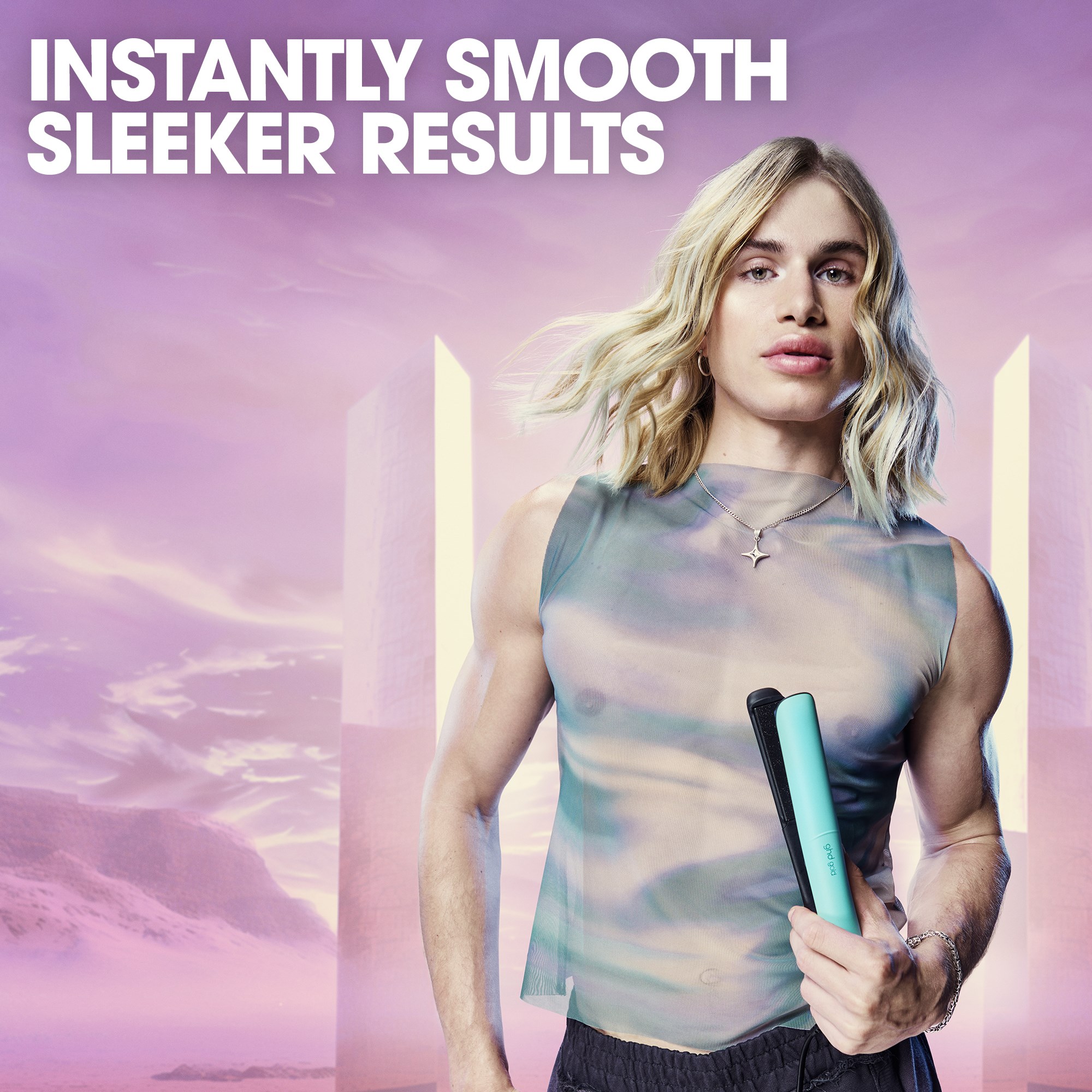 Alternativ bild 1 för ghd Gold Limited Edition Hair Straightener Mystic Aqua - 1 pcs