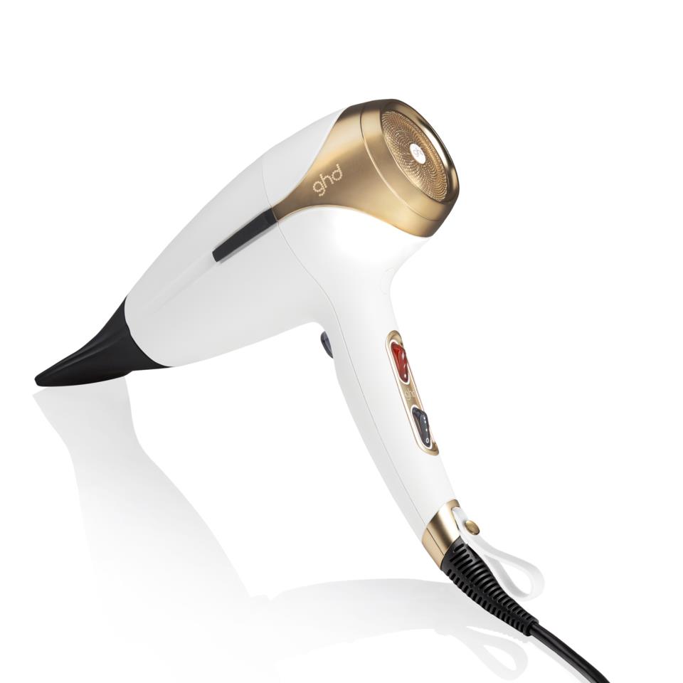 Ghd Helios White & Satin Gold Limited Edition Hair Dryer