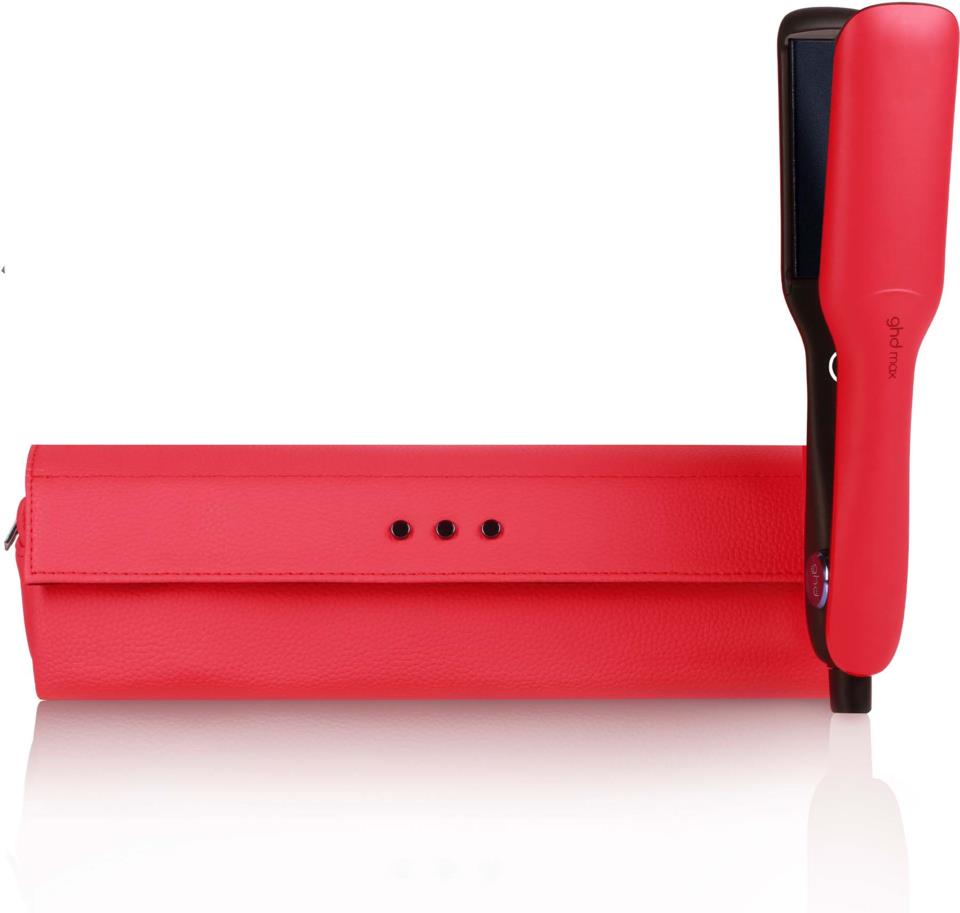 ghd Max Wide Plate Hair Straightener in Radiant Red