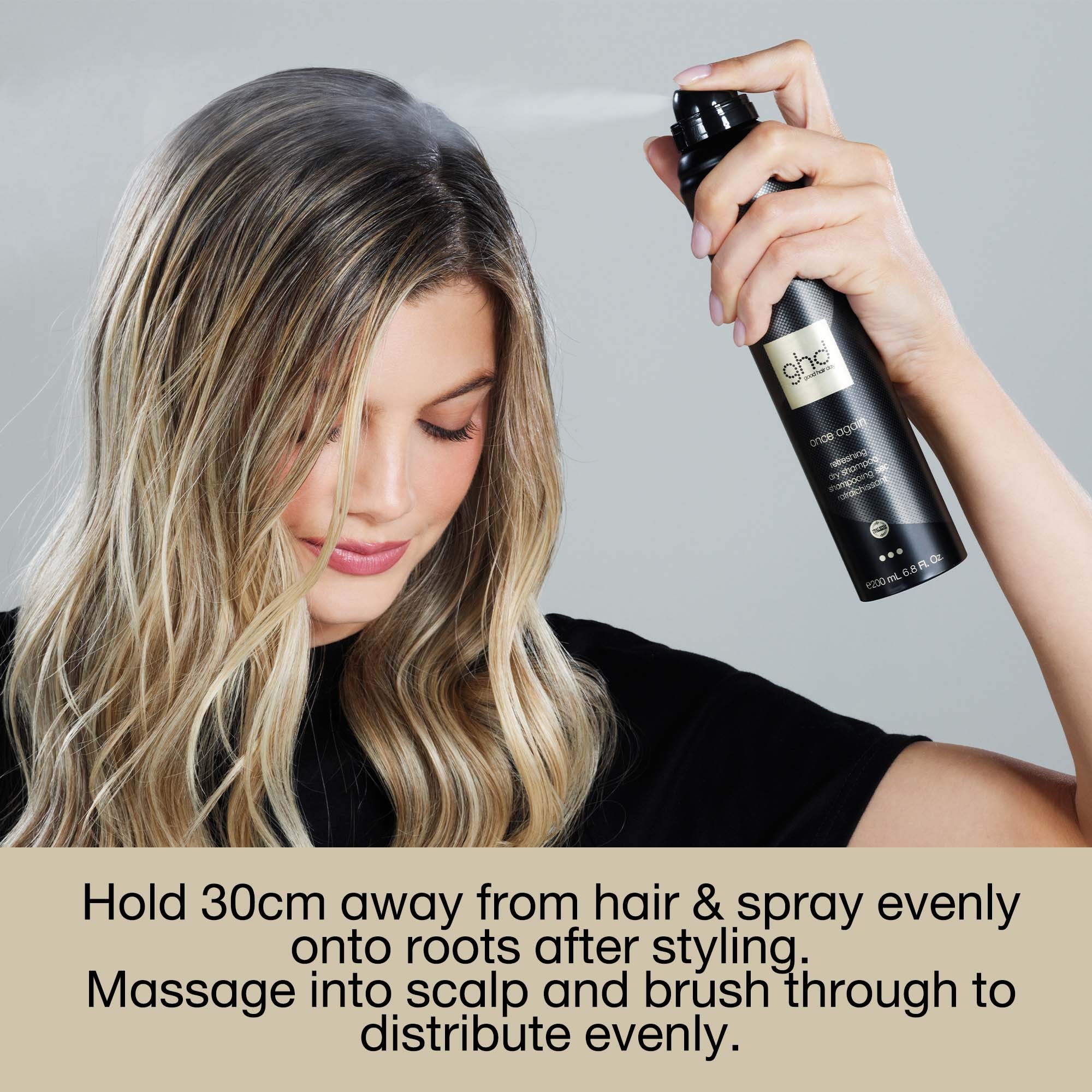 ghd Once Again - Lightweight Refresh Dry Shampoo 200 ml (zdjęcie 5)