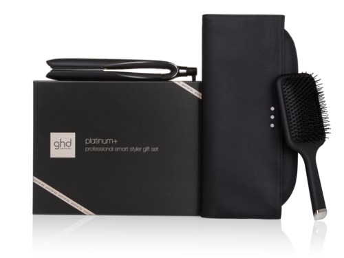 ghd Platinum Smart Styler Gift Set In Black lyko