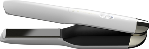 ghd Unplugged straightener in matte white