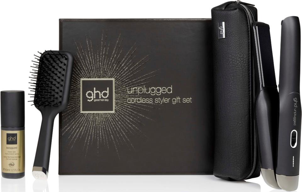 Ghd Unplugged Styler, Mini Brush, Mini Hps & Case Gift Set