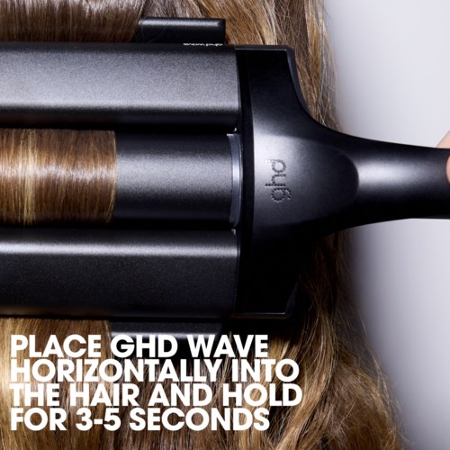 Плойка ghd Wave Triple Barrel Waver тройная, для пляжных волн, чёрная — фото 4