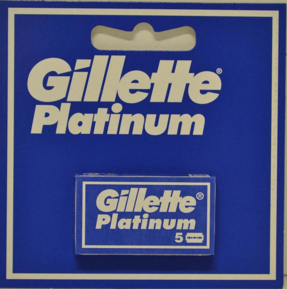 Gillette Blades Double Edge Platinum 5Pcs
