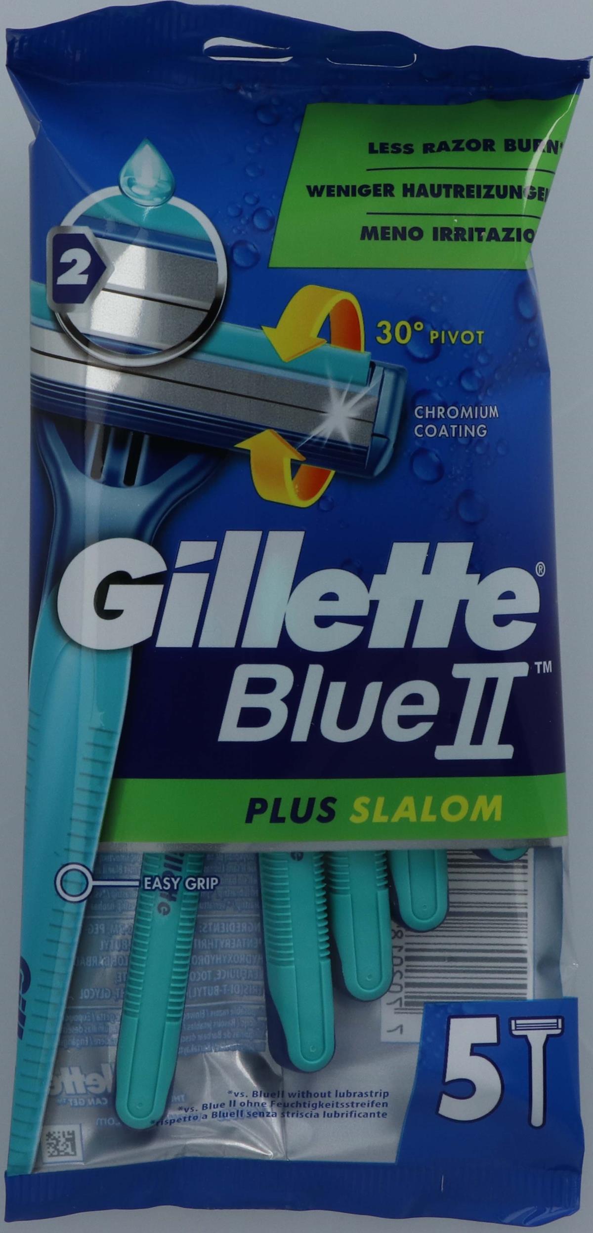 Gillette Blue II Plus Slalom 5 Razors