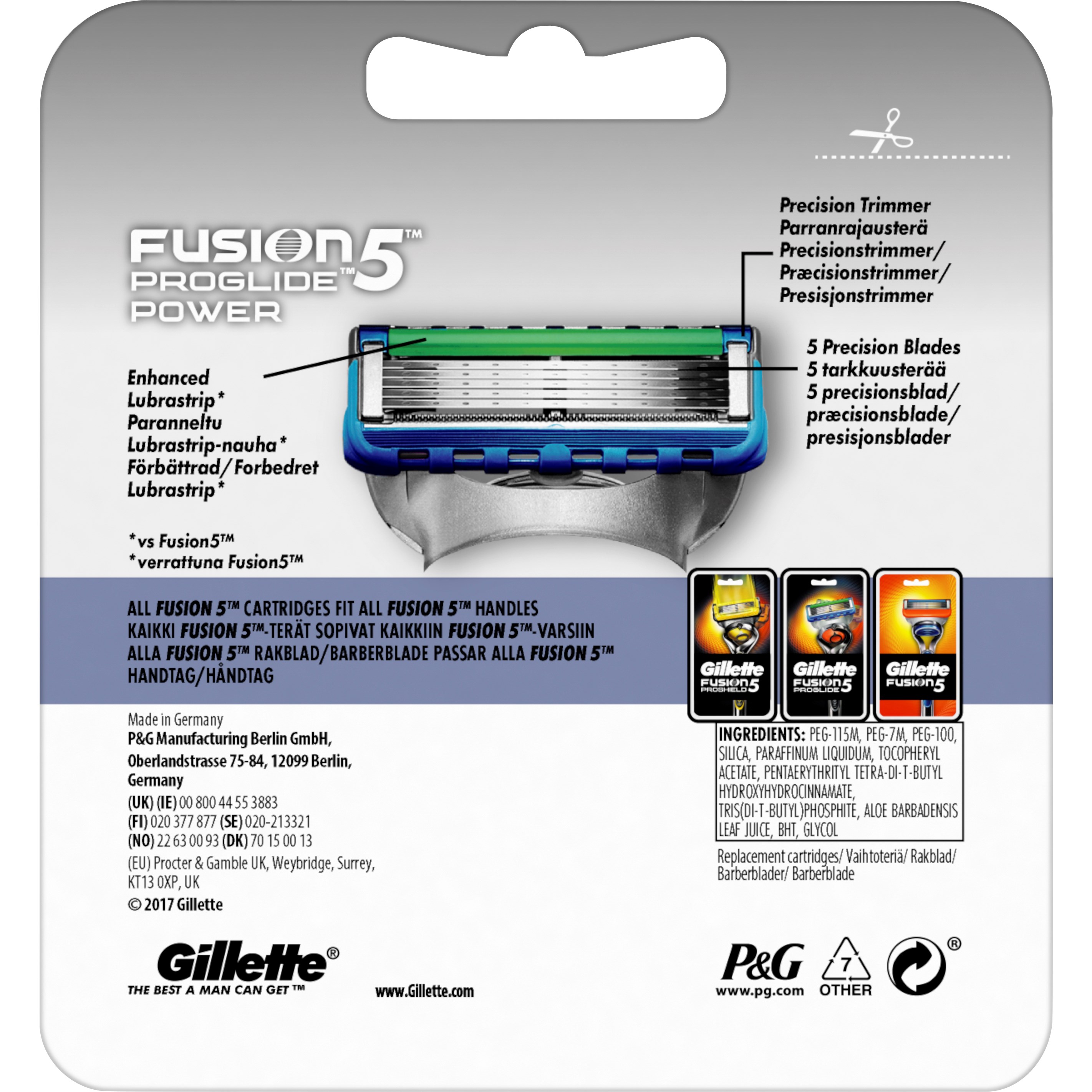 Gillette ProGlide Power ostrza wymienne do maszynki do golenia 4 szt. (obrázok 9)