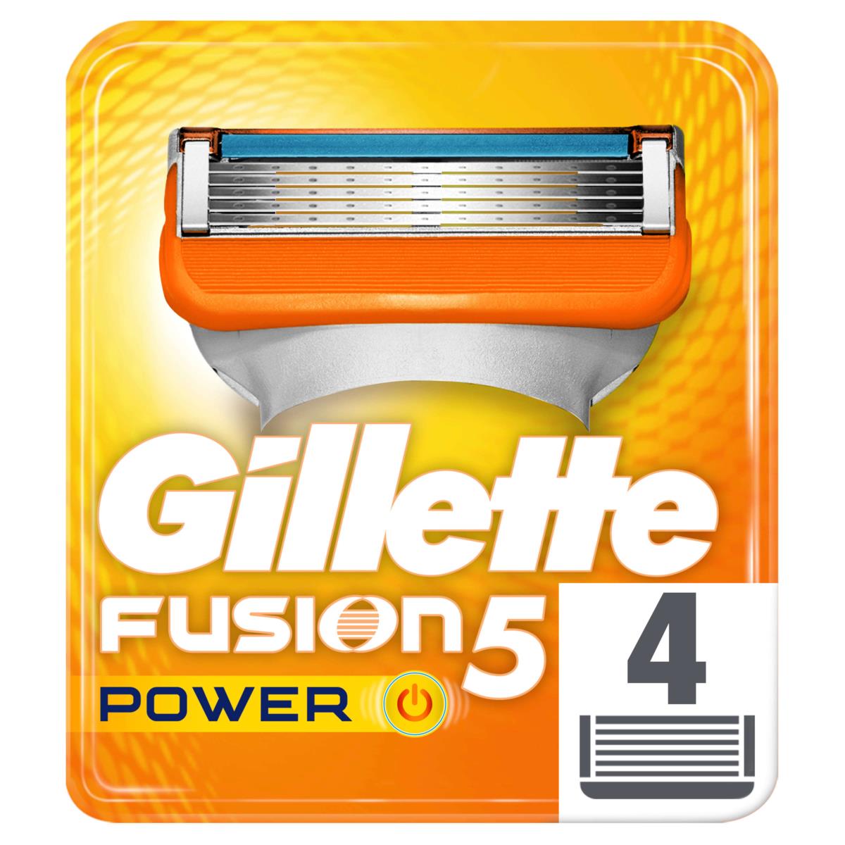 Gillette Fusion5 Power Razor Blades 4-pack 4 st