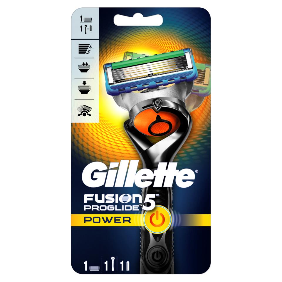 Gillette Fusion5 ProGlide Power Barberhøvel For Menn