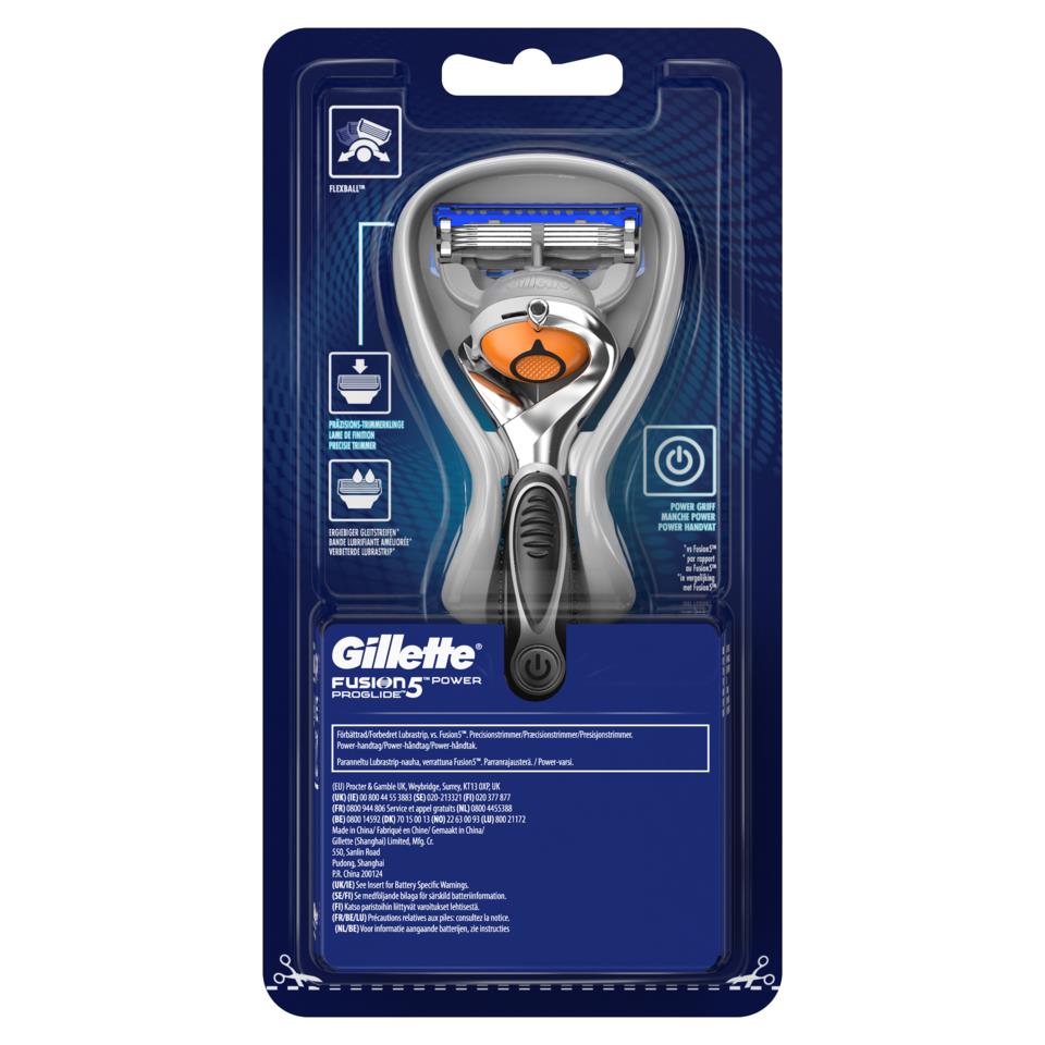 Gillette Fusion5 ProGlide Power elrakhyvel för män