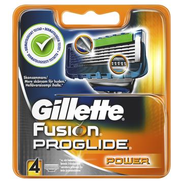 Gillette Fusion5 ProGlide Power rakblad för elrakhyvel för män 4 st