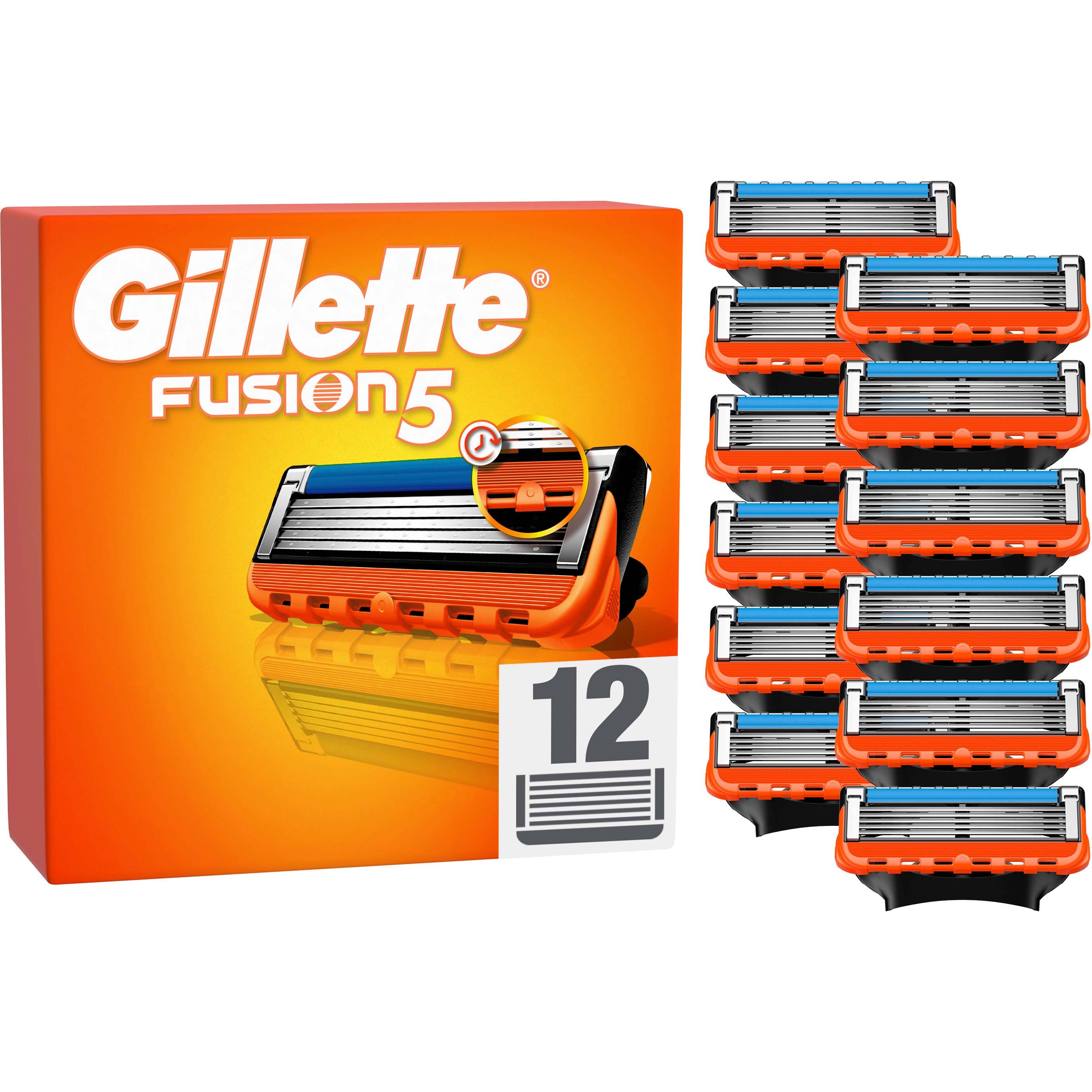 Gillette Fusion5 Razor blades for men 12 stk billede