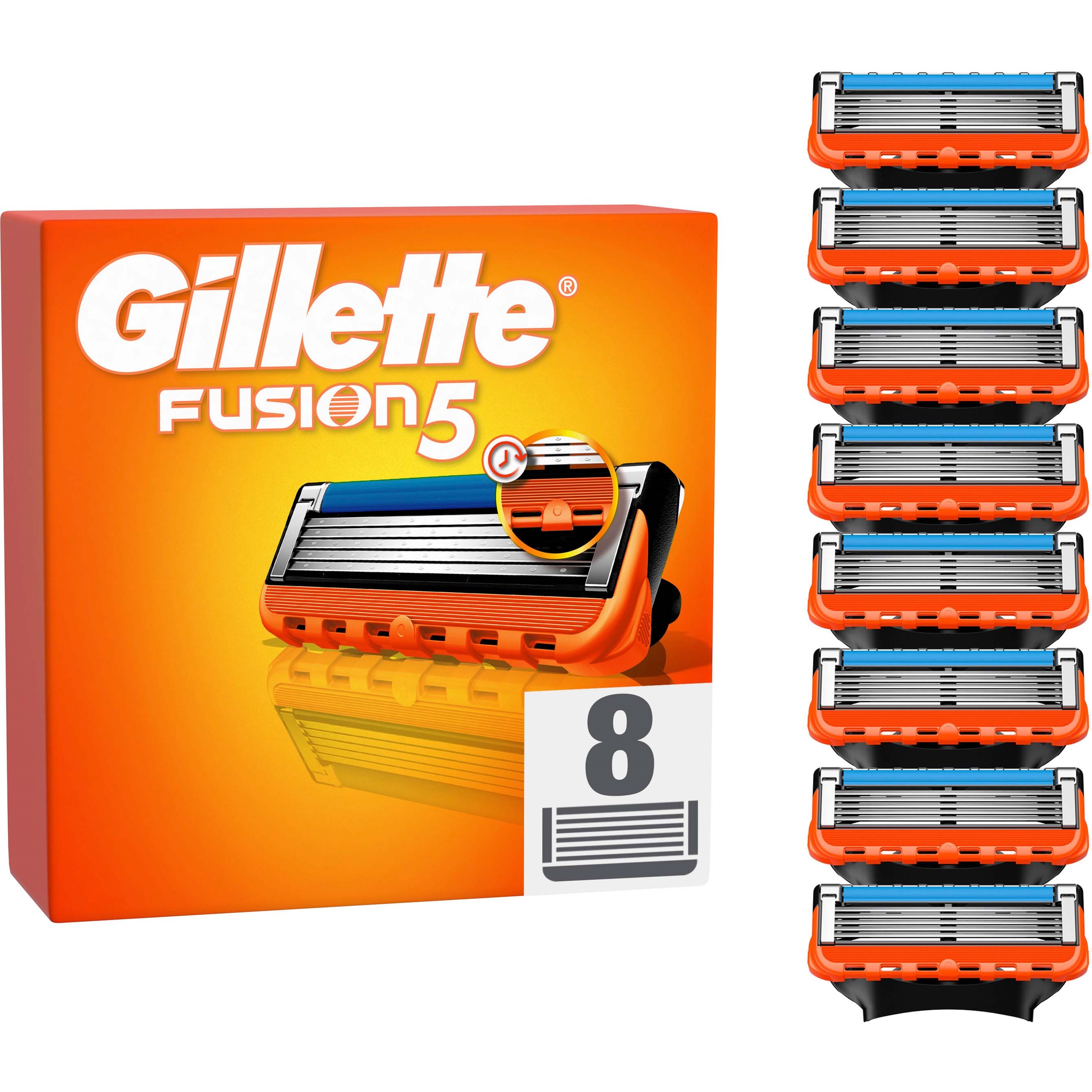 Gillette Fusion5 Razor blades for men 8 stk billede