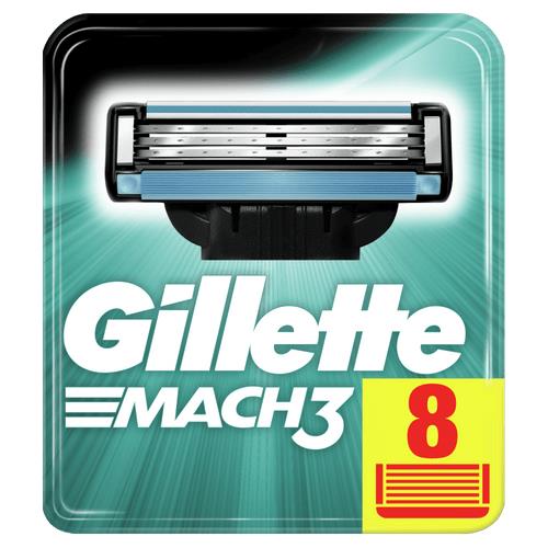 Gillette Mach3 Men’s Razor Blade Refills, 8 pcs 