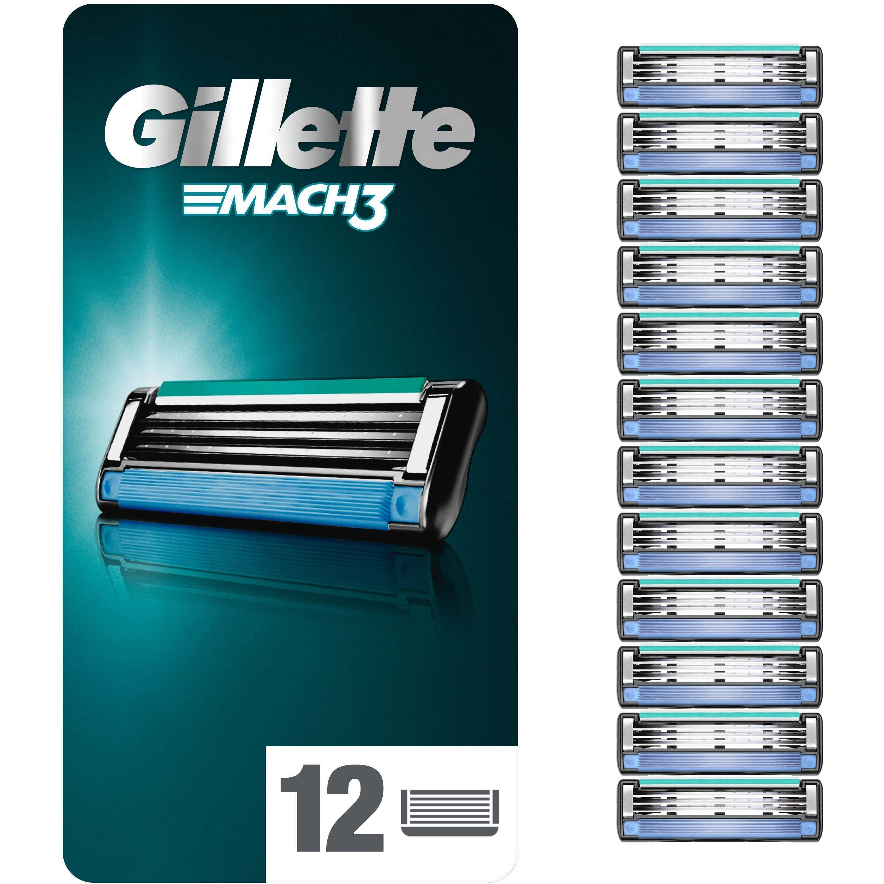 Läs mer om Gillette Mach3 Men’s Razor Blade Refills 12 Count