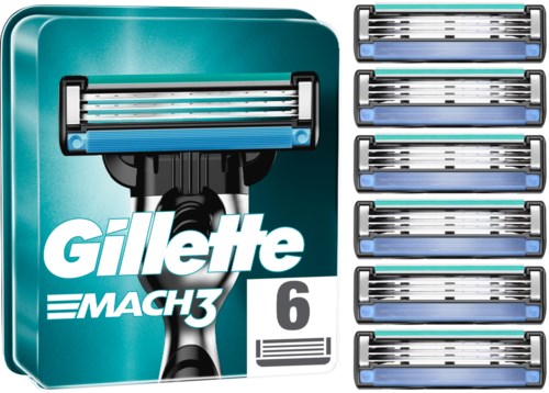 Gillette Mach3 Men's Razor Blade Refills 6 st