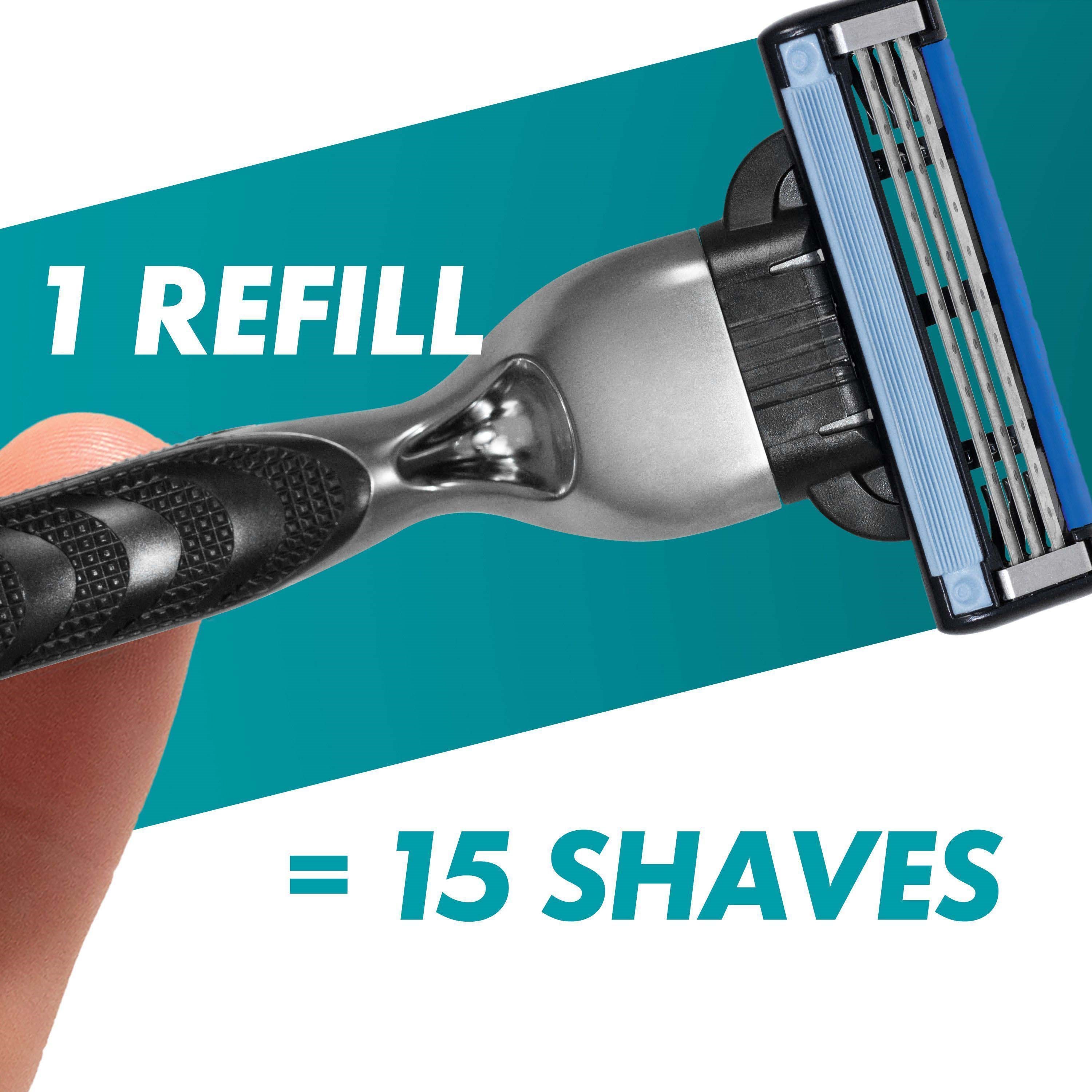 Gillette Mach3 Razor blades for men 12 count (obrázok 4)