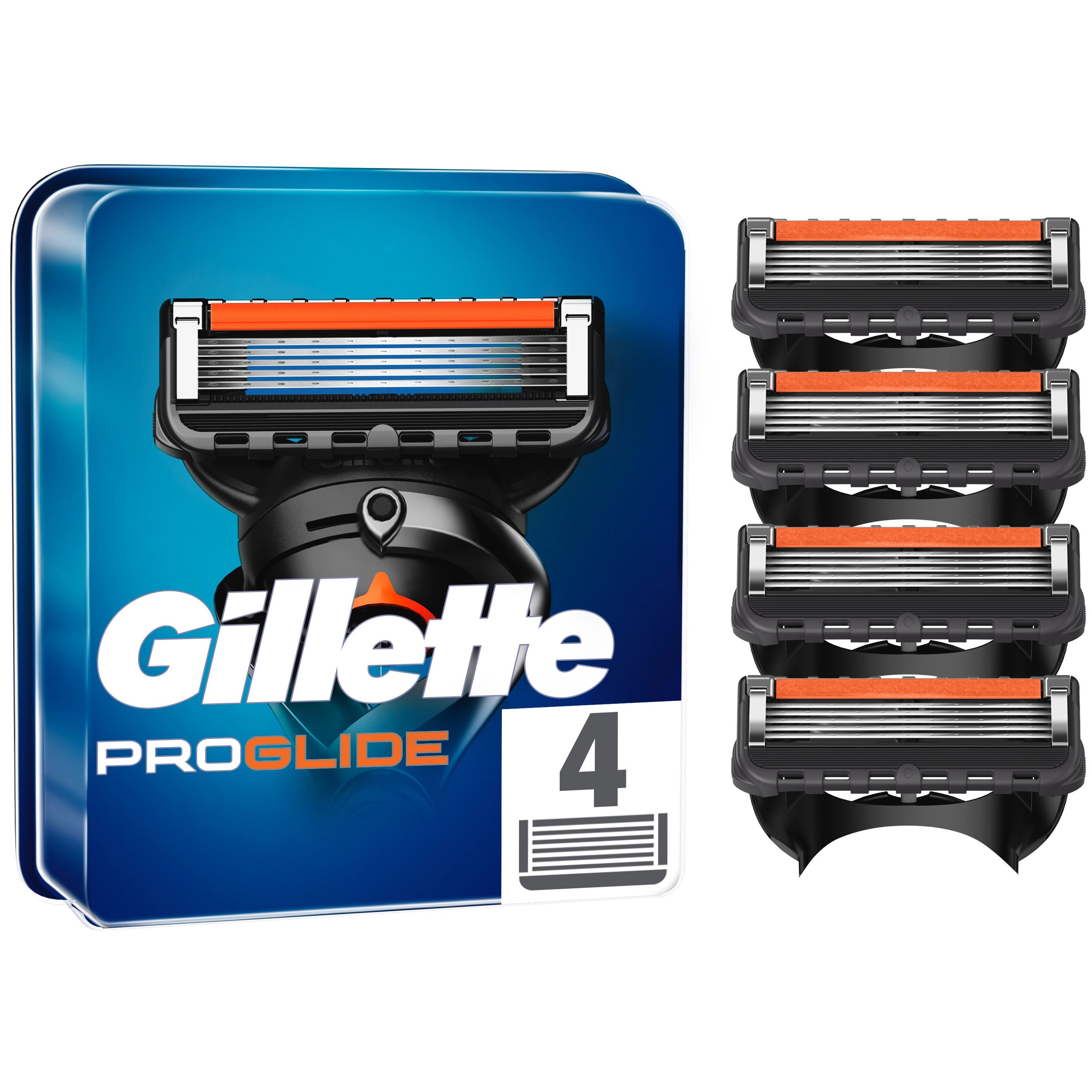 Läs mer om Gillette ProGlide Mens Razor Blade Refills 4 st