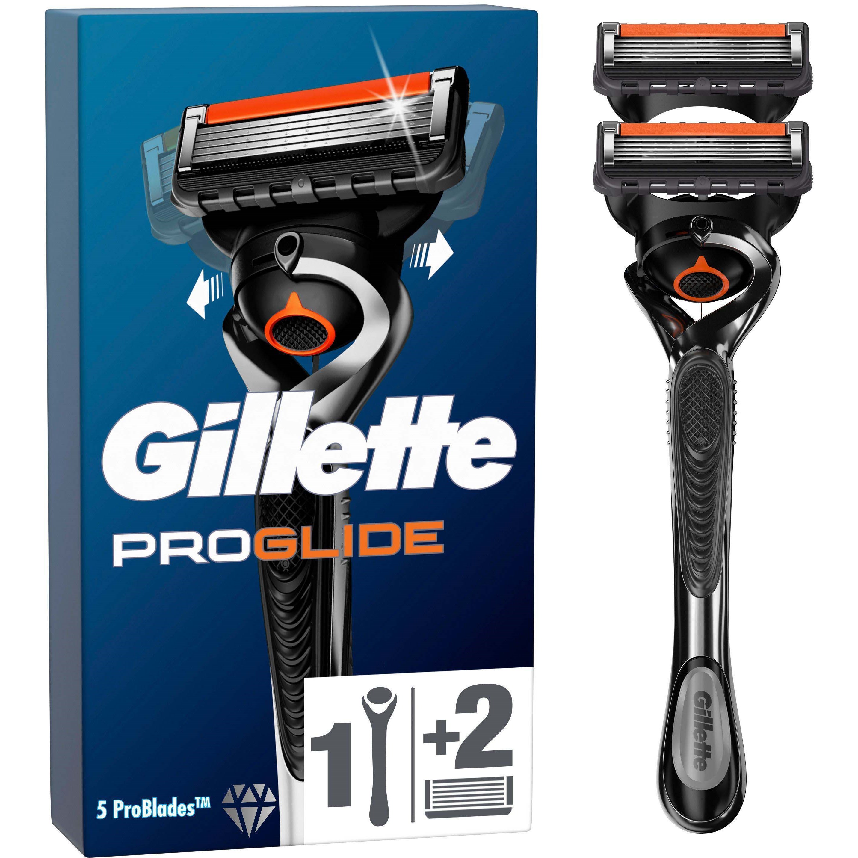 Läs mer om Gillette ProGlide Razor for men 2 razor blade refills