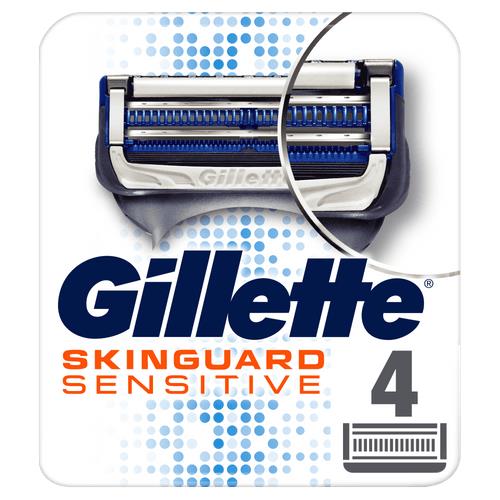 Gillette SkinGuard Sensitive Razor Blade Refills Aloe, 4 pcs 
