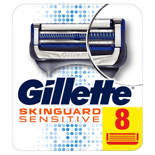 Gillette SkinGuard Sensitive Razor Blade Refills Aloe, 8 pcs