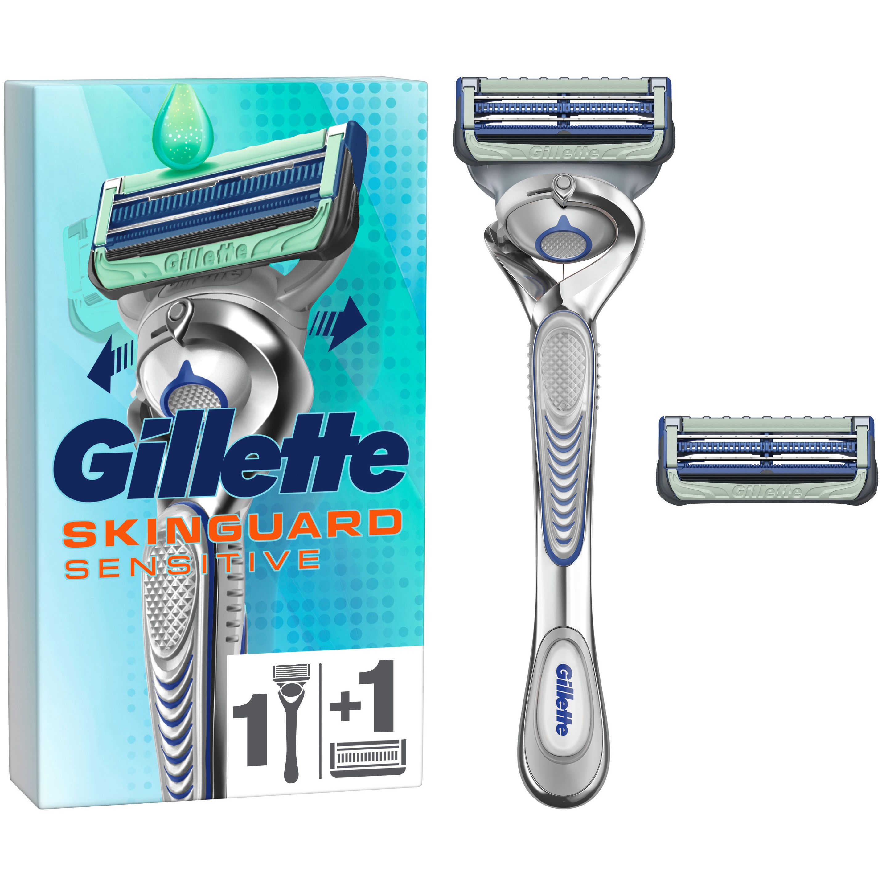 Gillette SkinGuard Sensitive Razor Flex Aloe – 2 Blades