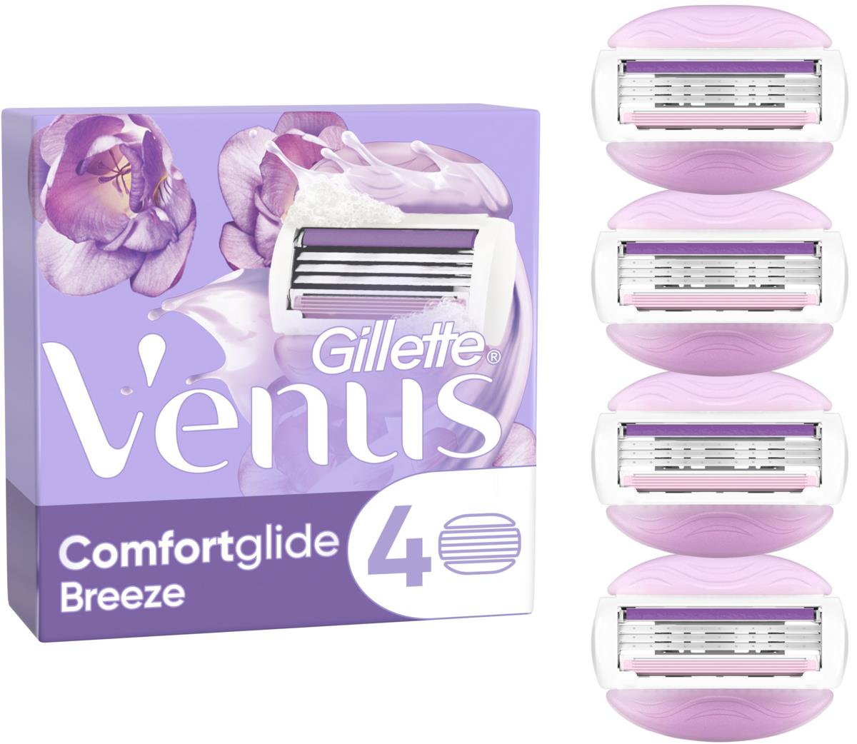 Gillette Venus ComfortGlide Breeze Razor Blades 4-pack 4 pcs | lyko.com