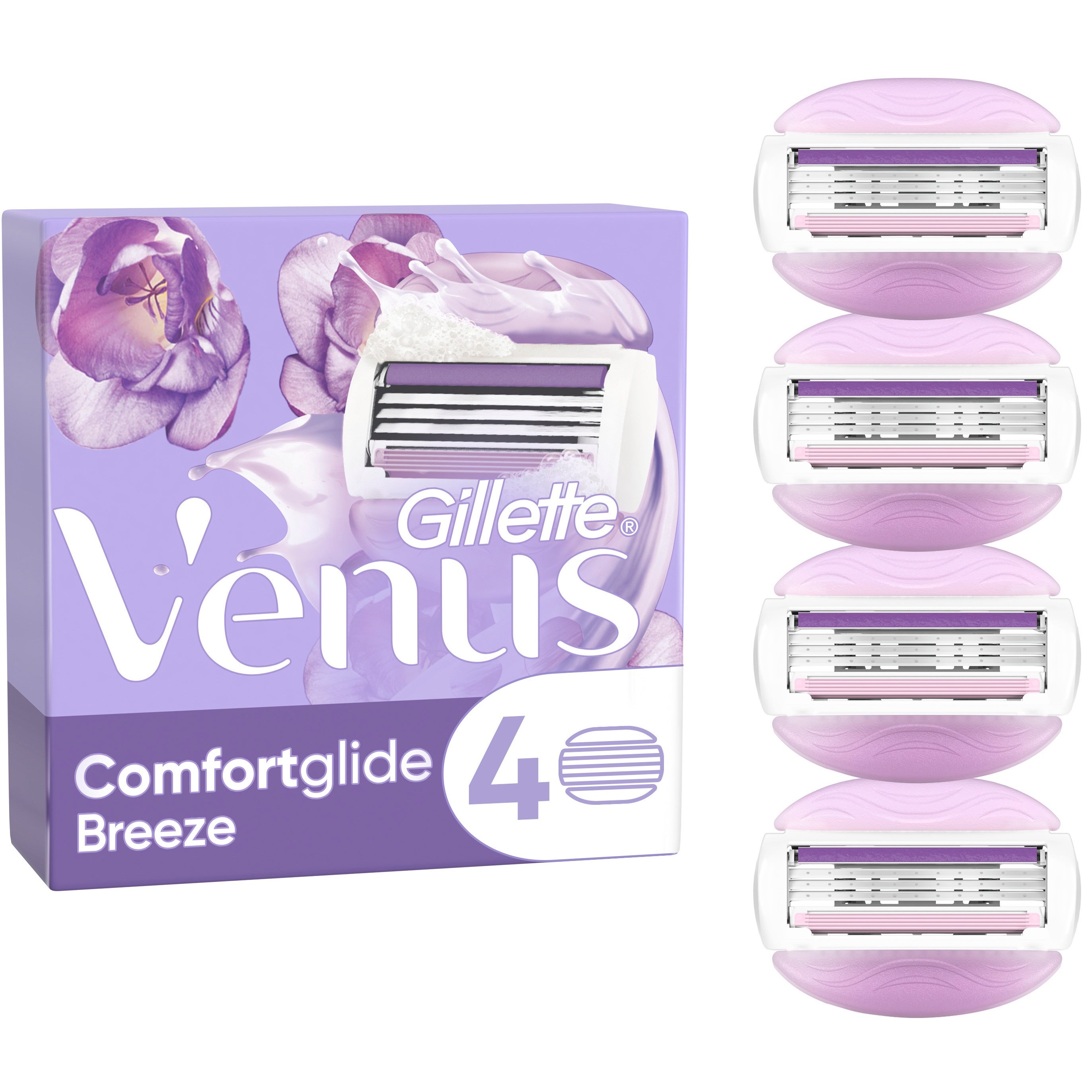 Bilde av Gillette Venus Comfortglide Breeze Razor Blades 4-pack 4 Stk