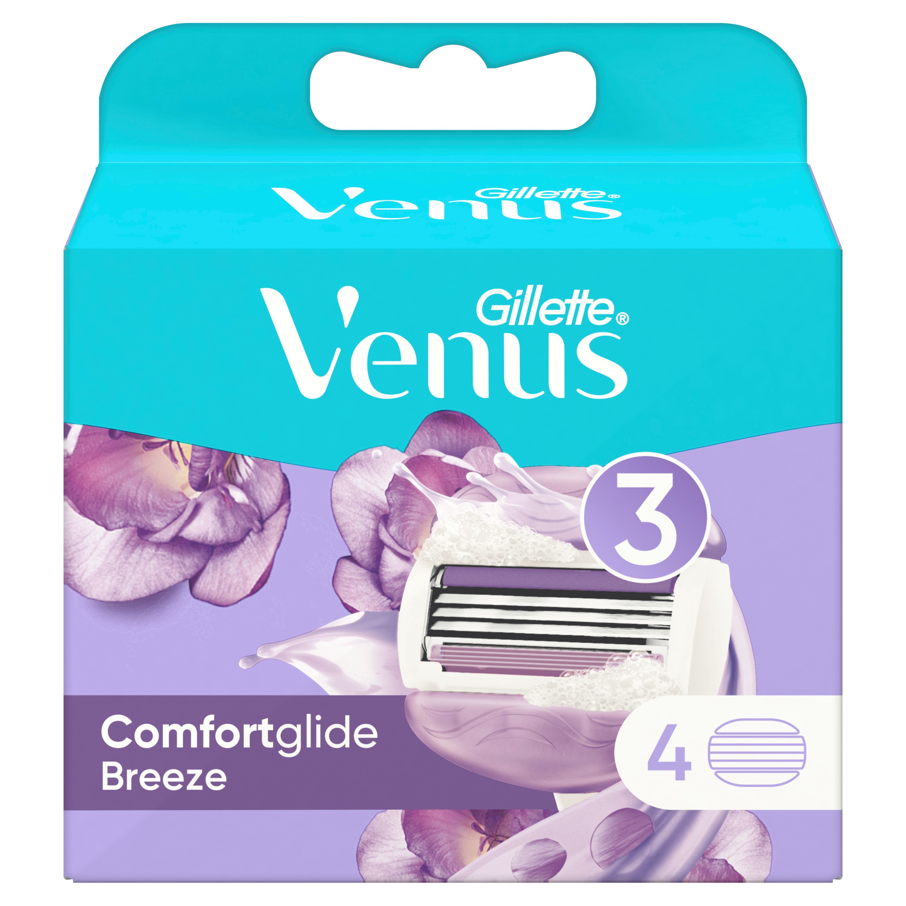 Gillette Venus ComfortGlide Breeze Razor Blades 4-pack 4 szt. (obrázok 11)