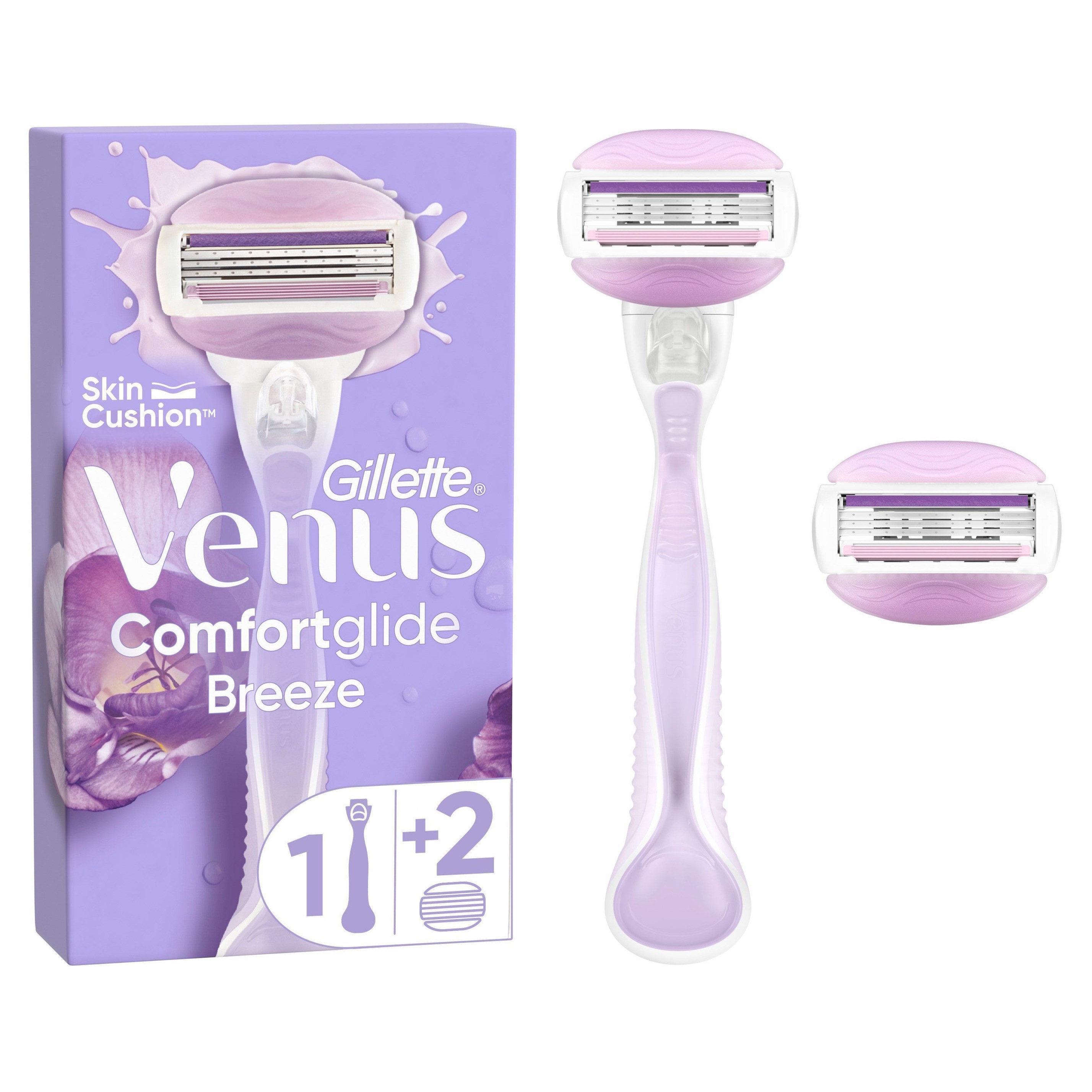 Läs mer om Gillette Venus Comfortglide Breeze razor 2 razor blade refills