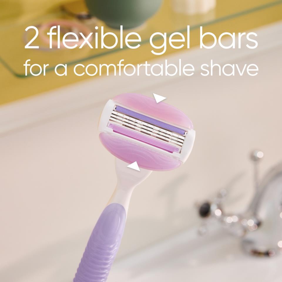 How To Get The Blade Out Of A Venus Razor Gillette Venus Comfortglide Breeze razor 2 razor blade refills | lyko.com